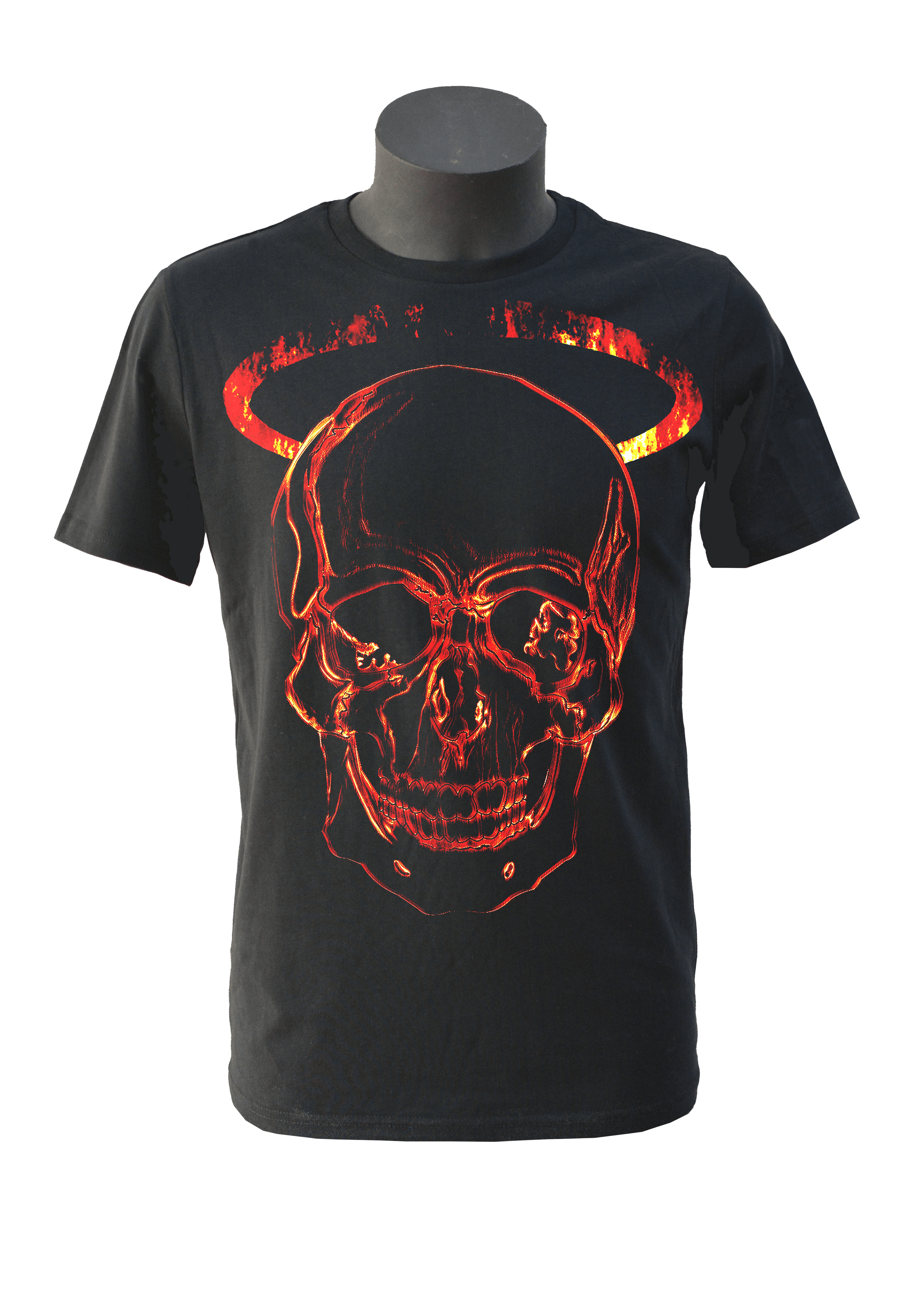 T-shirt Nera Uomo Fire Max