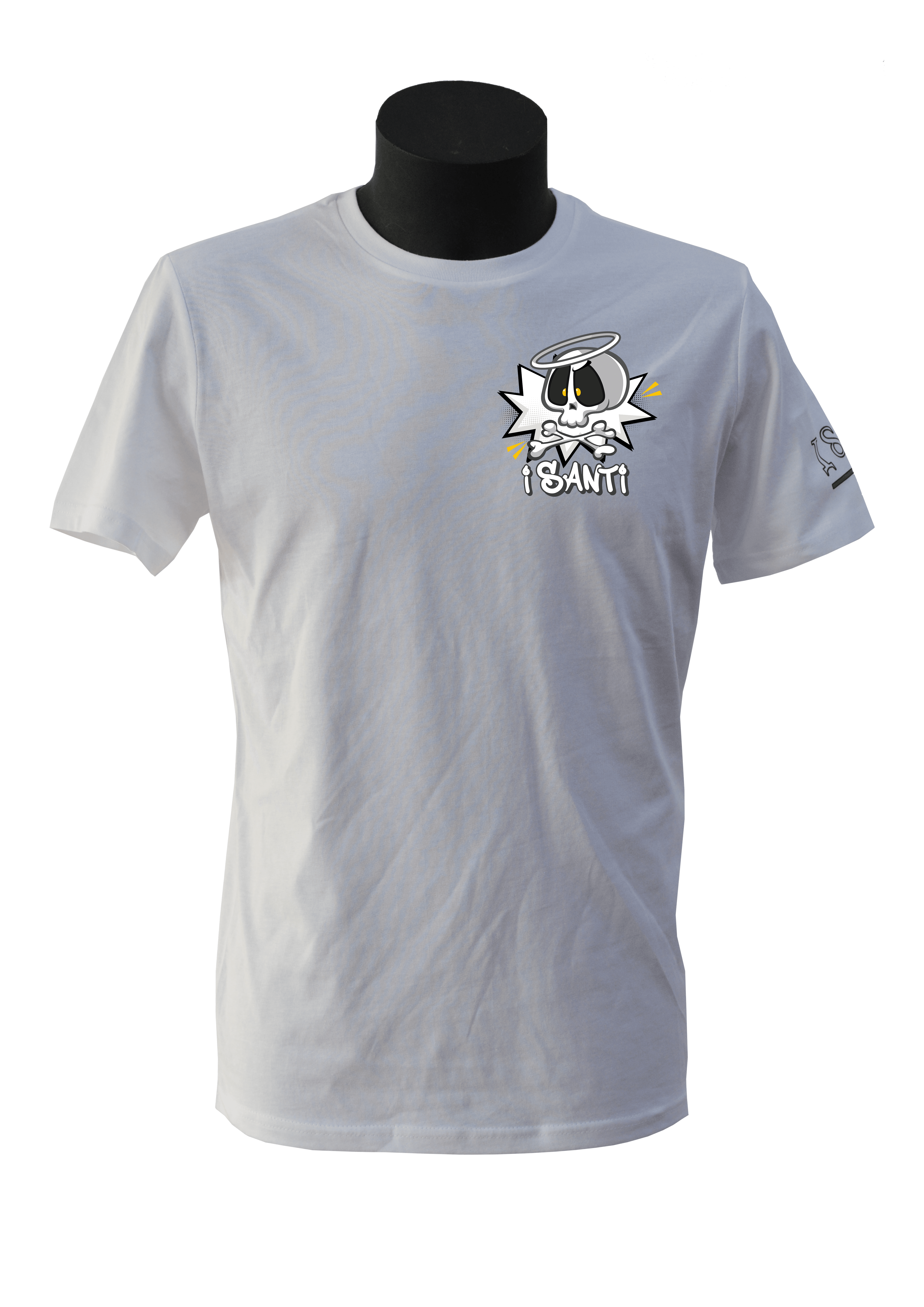 T-shirt Bianca Uomo Cartoon