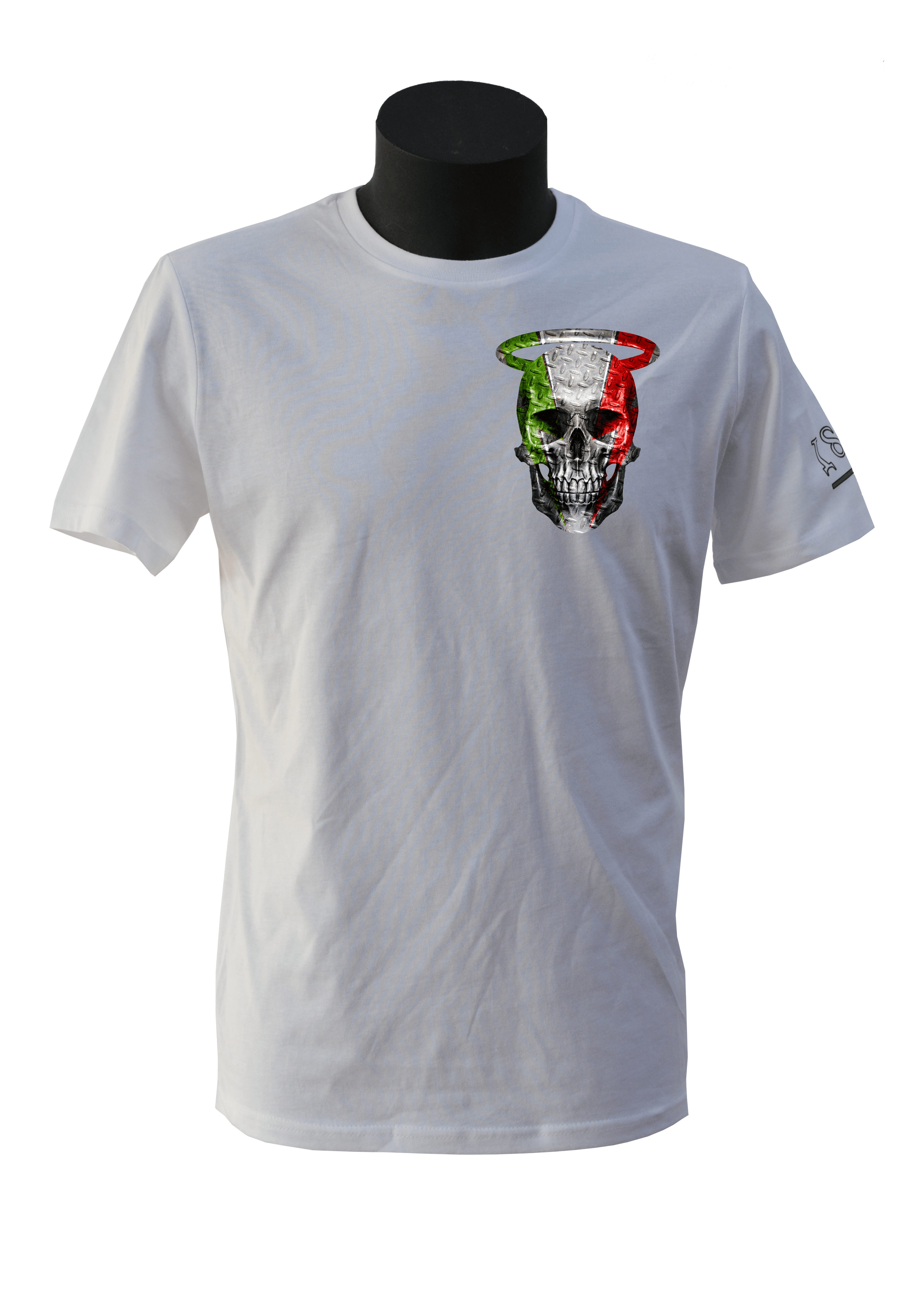 T-shirt Bianca Uomo Metallo