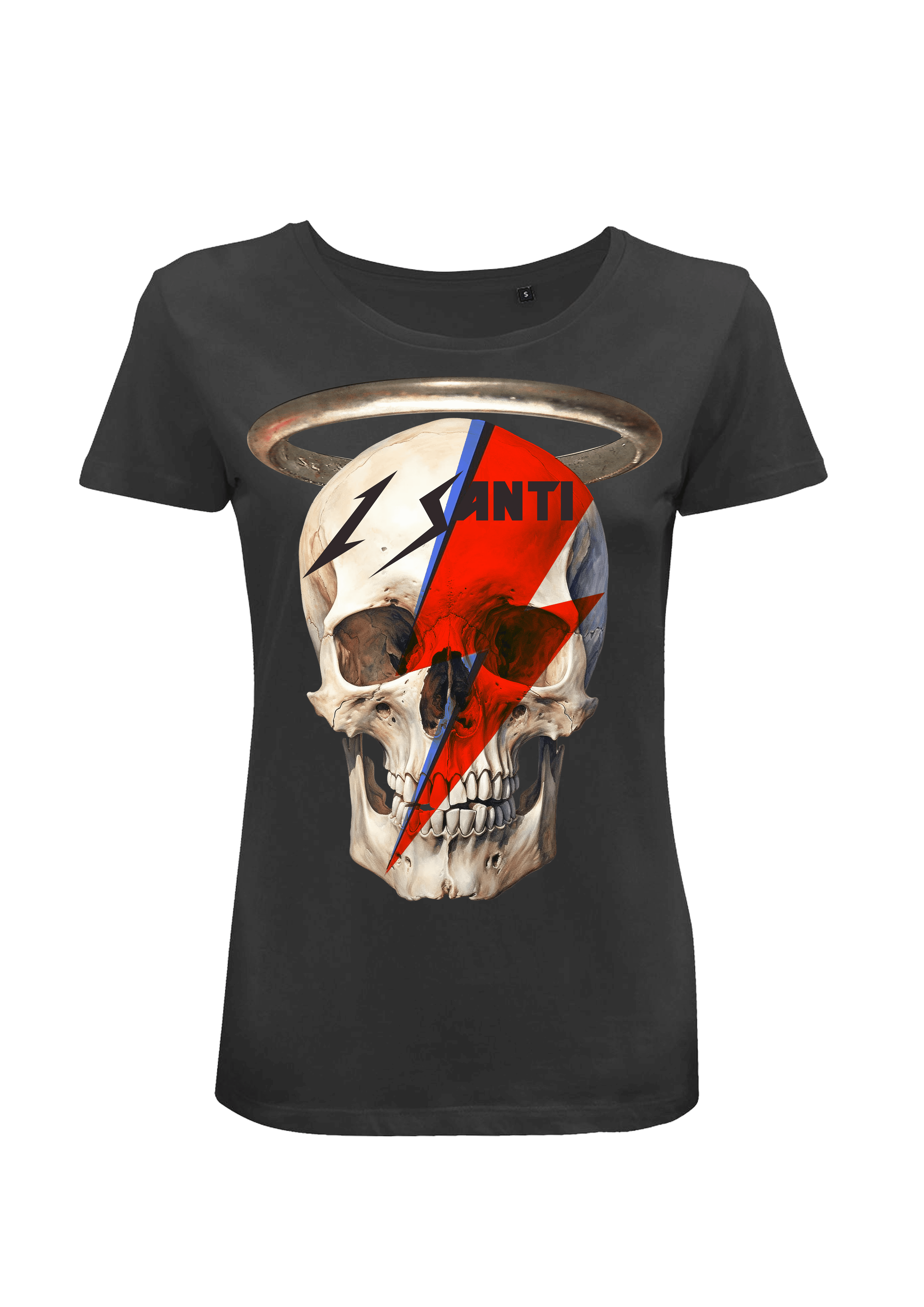 T-shirt Nera Donna Flash Major