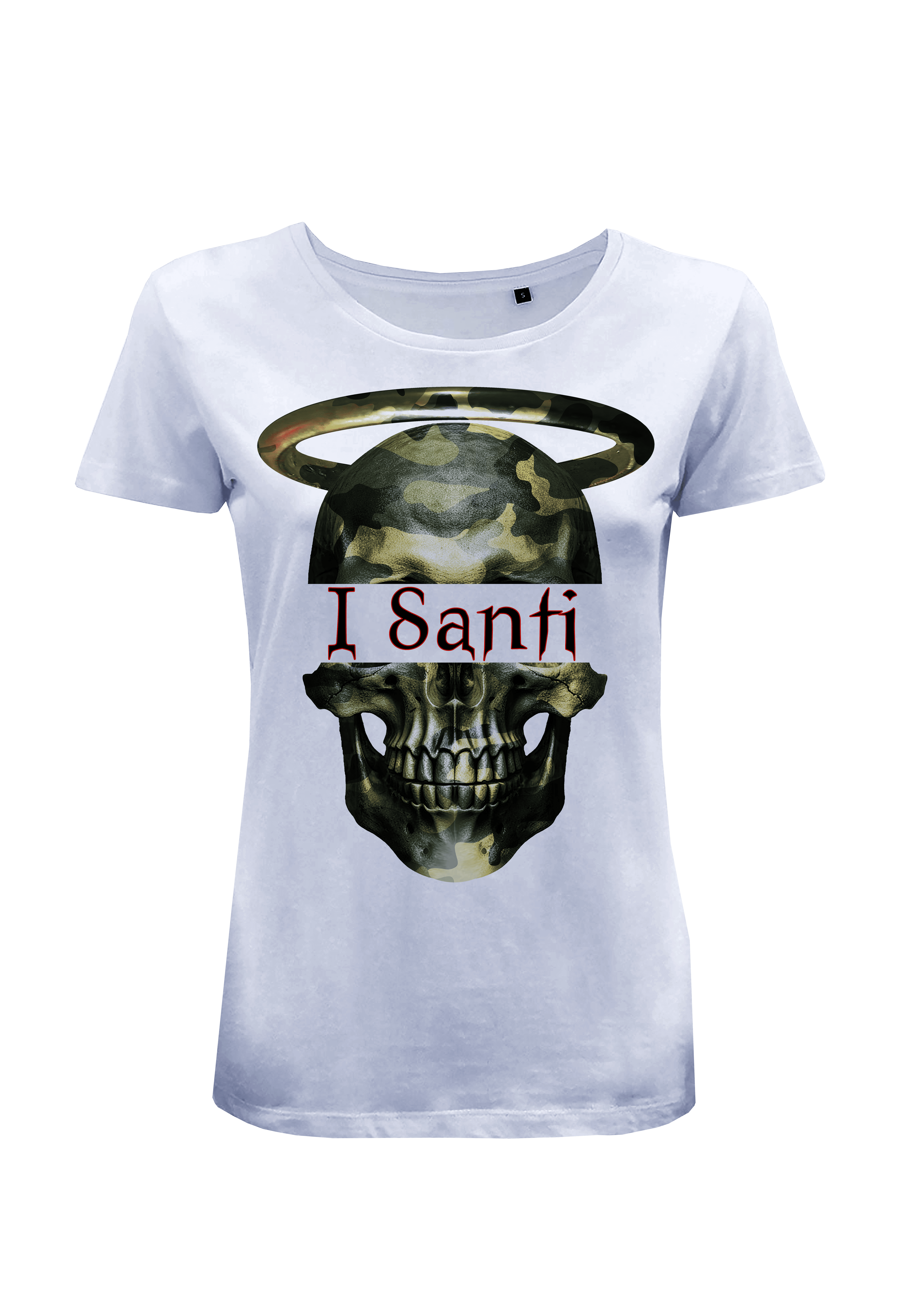 T-shirt Bianca Donna Militare Divided Major