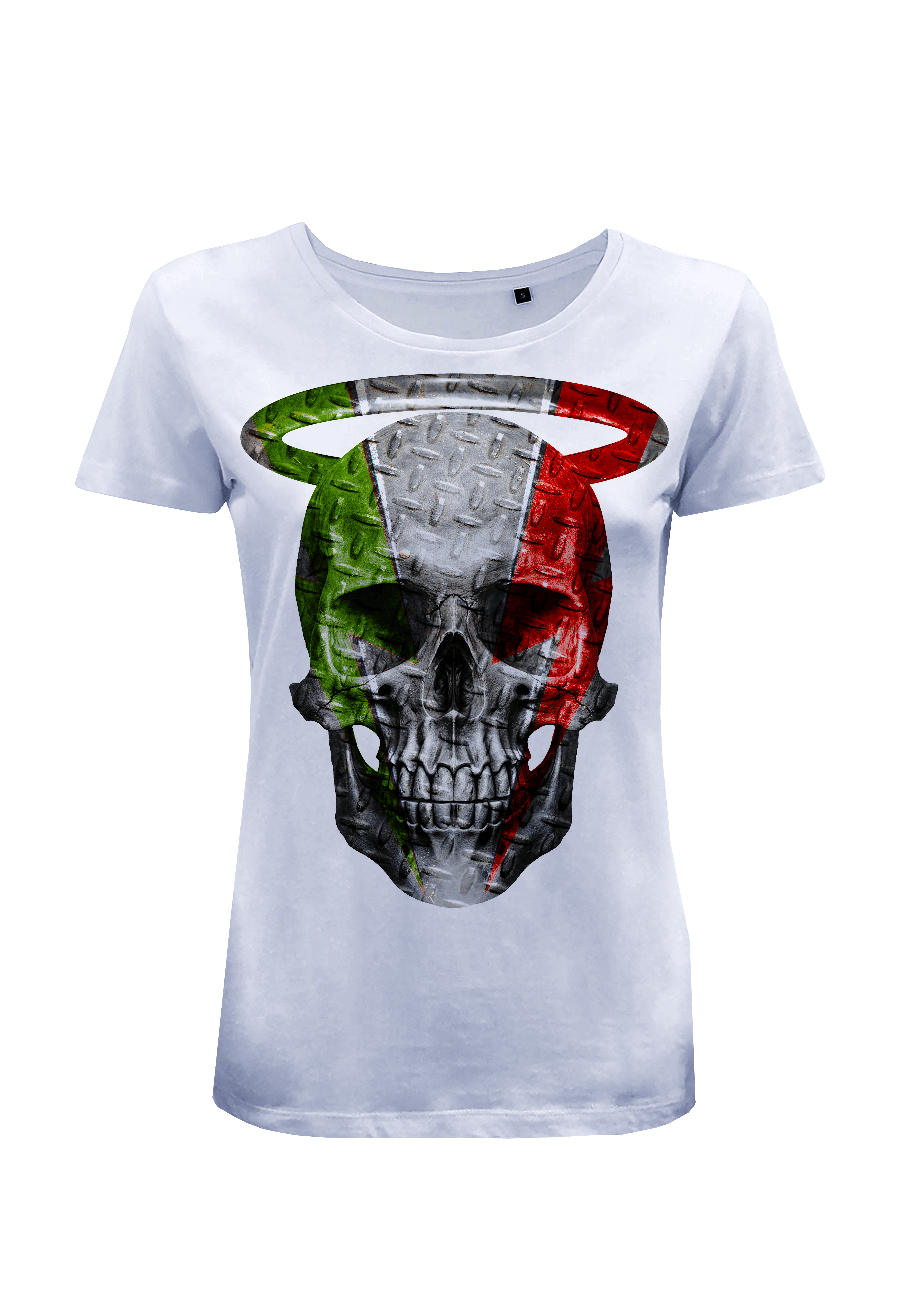 T-shirt Bianca Donna Metallo Major