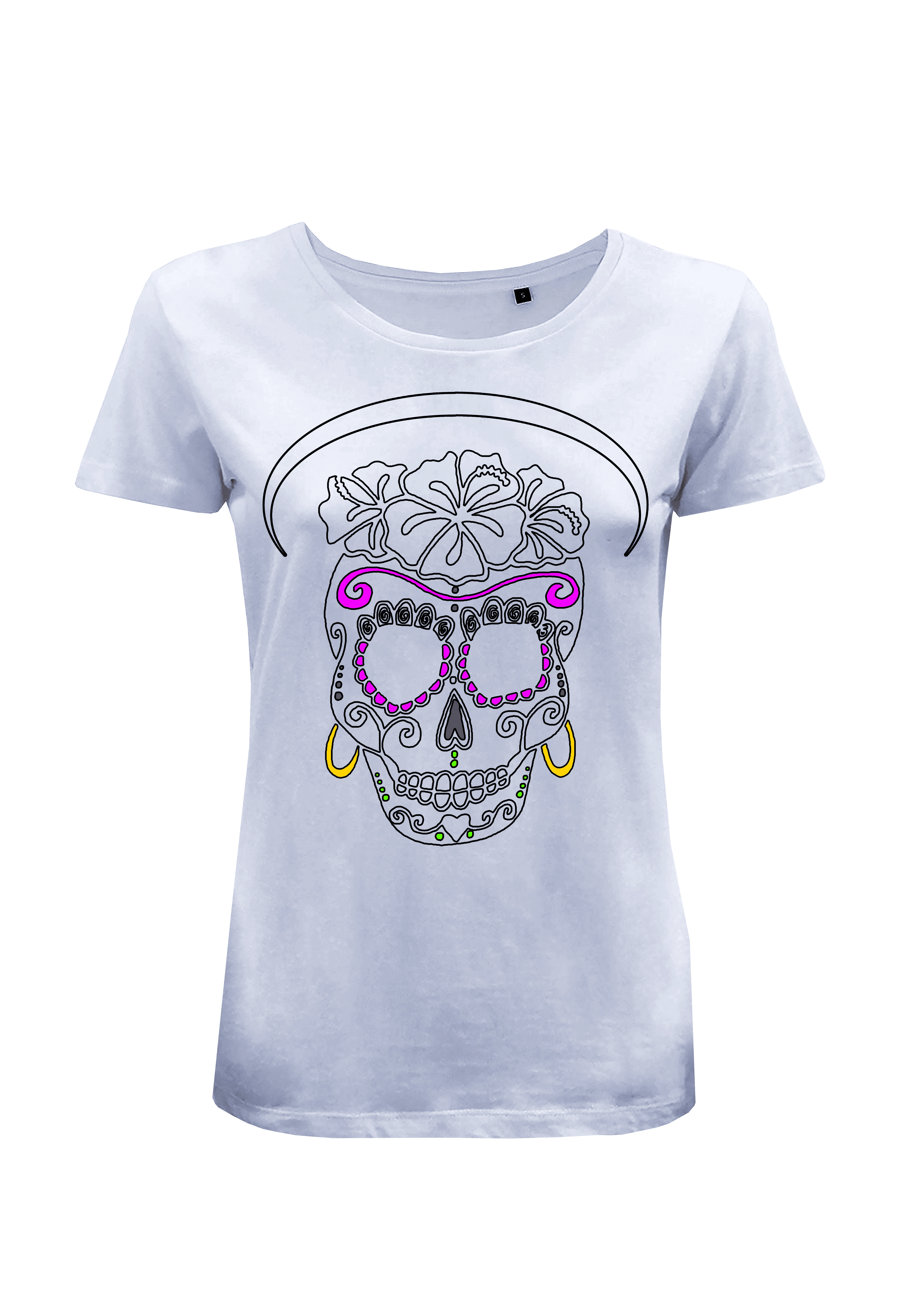 T-shirt Bianca Donna Messico