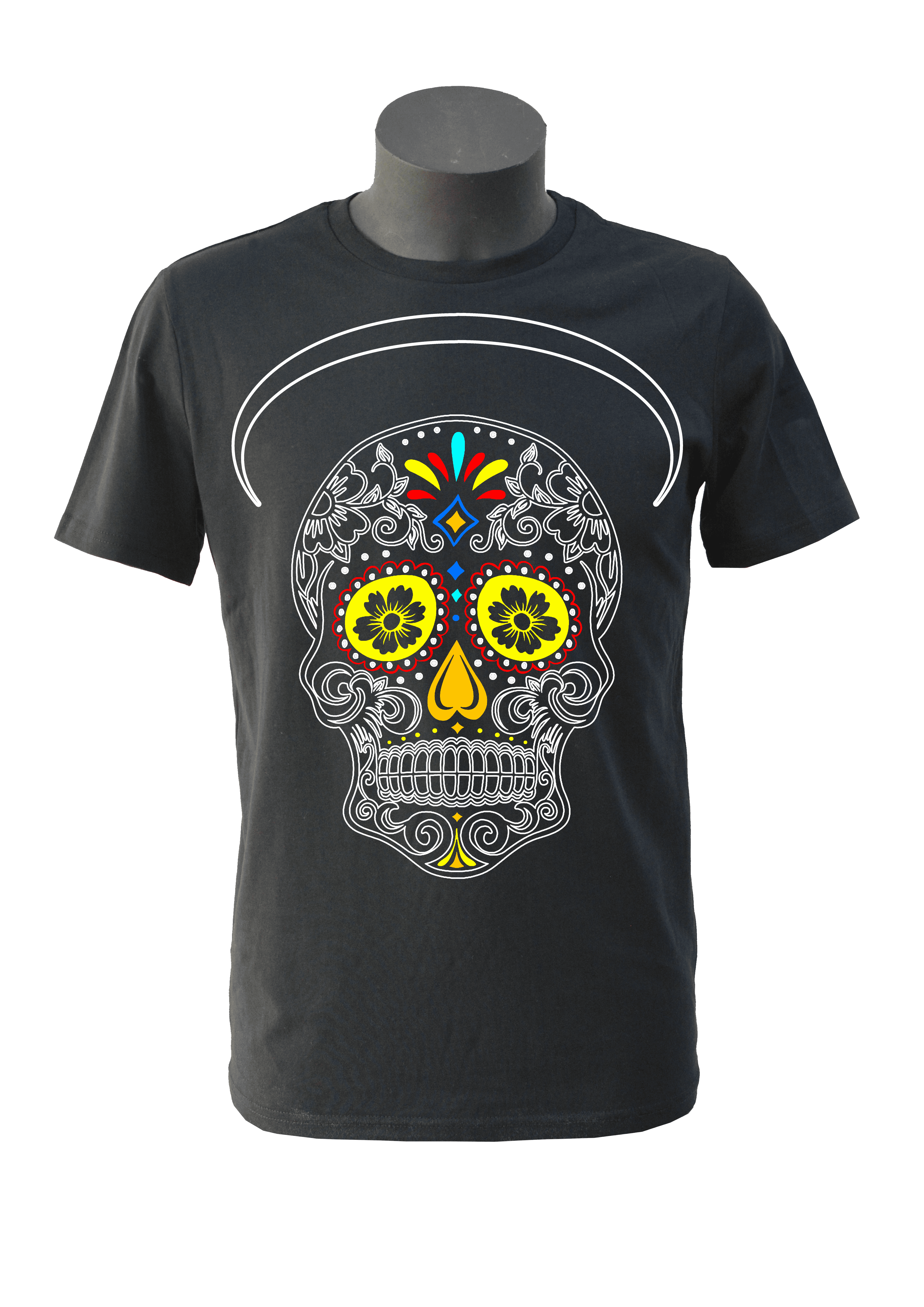 T-shirt Nera Uomo Messico Max