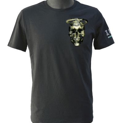 T-shirt Nera Uomo Militare